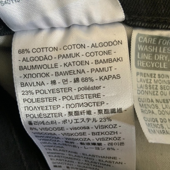 Levi’s 314 Straight Leg Raw Hem Jeans - Picture 5 of 6